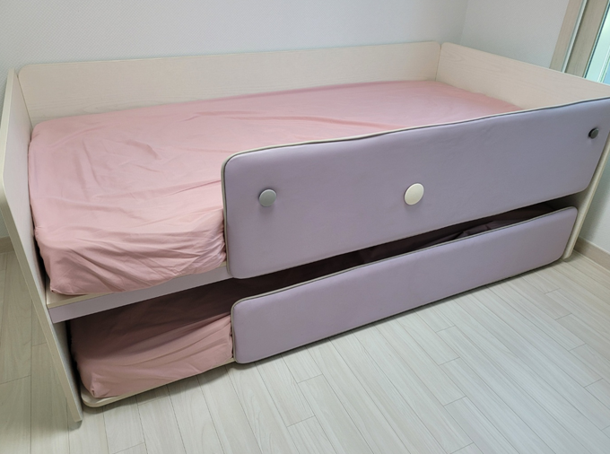 일룸 수납형 아이 침대 이전설치 완료